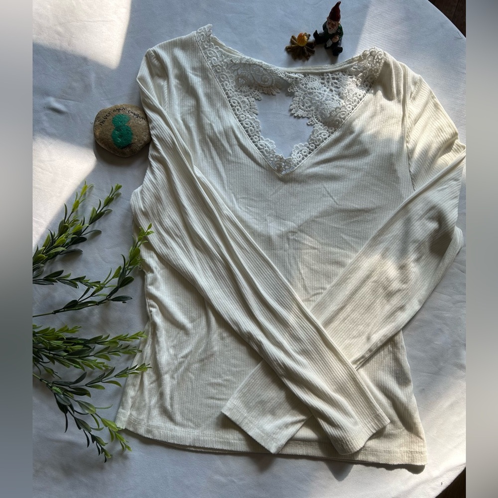 Lacy Long Sleeve Tee